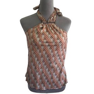 Hot Kiss print halter top